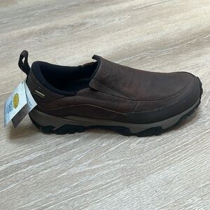 Women’s Merrell Brown Loafer Slip-Ons with Vibram Arctic Grip